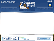 Tablet Screenshot of pelicansroost.com